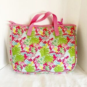Lilly Pulitzer Neoprene Padded Laptop Case in Checking In Print 16.5” x 13”